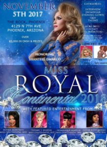 Show Ad | Miss Royal Continental | The Rock (Phoenix, Arizona) | 11/5/2017