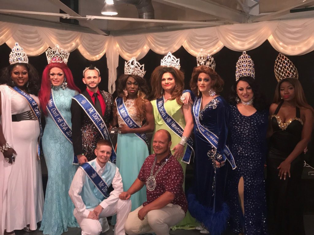 Back Row: Cierra Desiree Nichole, Valarie Rockwell, Alden Caleb Echo Chanel Iman, Kourtn'ee Pope Kollins, Lacey D. Clyne, Aurora Carlisle, Jayda Clyne, Akilah Christie Barbie. Front: Cameron Lickalot and Chip Matthews