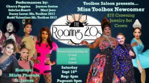 Show Ad | Miss Toolbox Newcomer | Toolbox Saloon (Columbus, Ohio) | 9/16/2017
