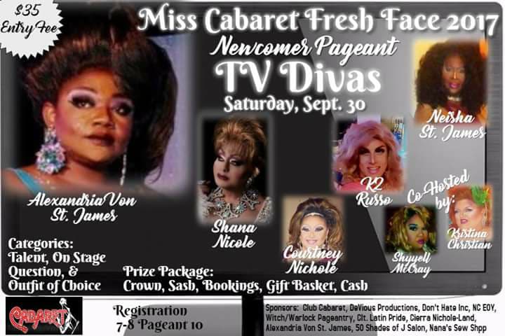 Show Ad | Miss Cabaret Fresh Face | Club Cabaret (Hickory, North Carolina) | 9/30/2017