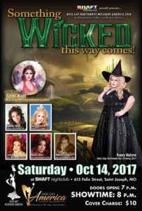 Show Ad | Miss Gay Northwest America | Shaft Nightclub (Saint Joseph, Missouri) | 10/14/2017