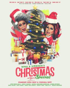 Show Ad | Nina & Virginia's Christmas Special | Axis Night Club (Columbus, Ohio) | 12/8-12/17/2017