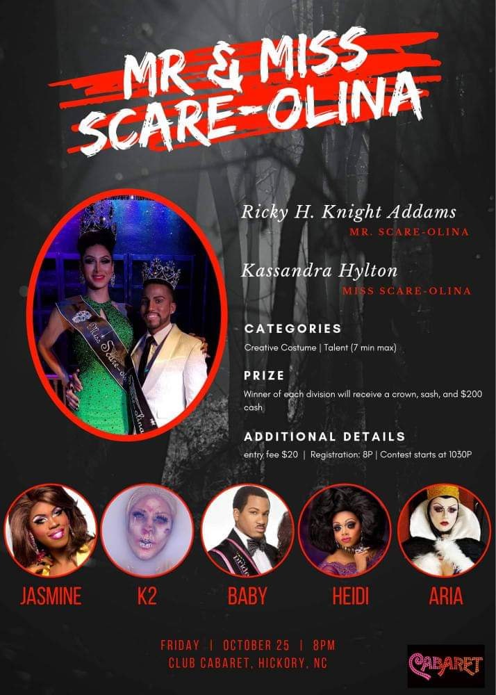 Ad | Mr. and Miss Scare-olina | 10/25/2019