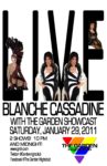 Show Ad | Blanche Cassadine with the Garden Showcast | Garden Nightclub (Des Moines, Iowa) | 1/29/2011