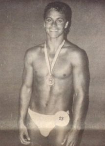 Competing as Mr. Gay Indiana, Brad Bemis captured the title of Mr. Gay All-American 1988