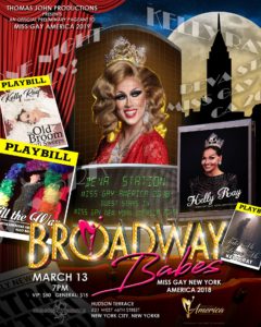 Show Ad | Miss Gay New York America | Hudson Terrace (New York City, New York) | 3/13/2018