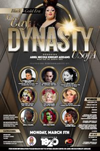 Show Ad | Miss Gay Dynasty USofA | Boulevard 1820 (Charlotte, North Carolina) | 3/5/2018