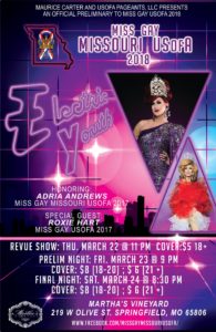 Show Ad | Miss Gay Missouri USofA | Martha's Vineyard (Springfield, Missouri) | 3/22-3/24/2018