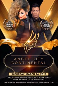 Show Ad | Miss Angel City Continental and Mr. Angel City Continental | Woodlawn Pointe (San Antonio, Texas) | 3/24/2018