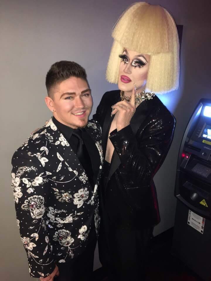 Apollo Summers and Soy Queen at Mr. and Miss Capital City Gay Pride at Boscoe's in Columbus, Ohio on the evening 3/31/2018. They went on to capture their respective titles later that evening.