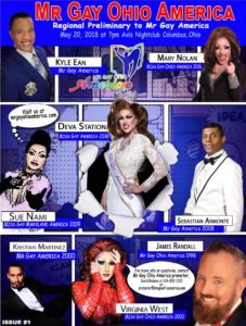 Show Ad | Mr. Gay Ohio America | Axis Night Club (Columbus, Ohio) | 5/20/2018