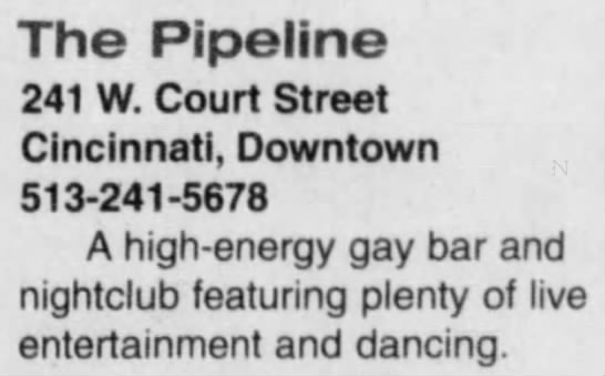 The Pipeline | The Cincinnati Enquirer (Cincinnati, Ohio) - 22 Jun 2003, Sun - Page 260