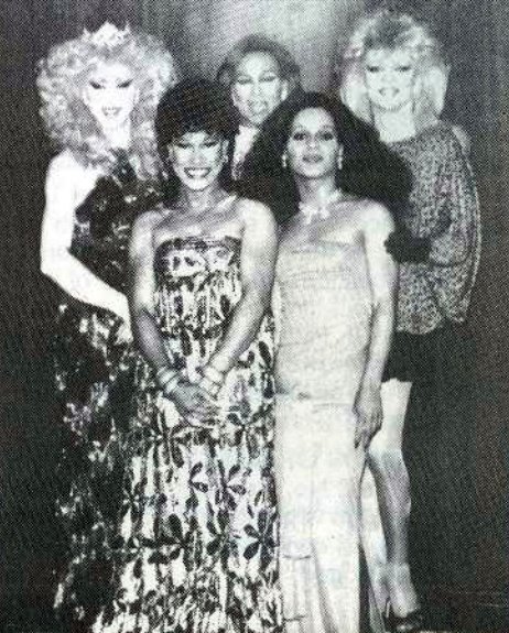From left: then-reigning MGA 1984 Tasha Kohl; MGA 1981 Lady Shawn; MGA 1980 Hot Chocolate; MGA 1978 Jimi Dee; and MGA 1977 Michael Andrews.