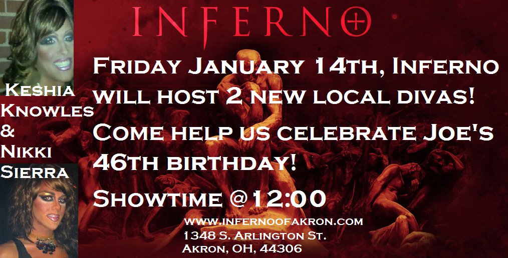 Ad | Inferno Nightclub & Bar (Akron, Ohio) | 1/14/2011