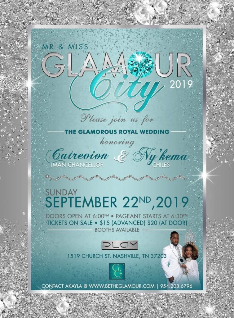 Ad | Mr. and Miss Glamour City | Play (Nashville, Tennessee) | 9/22/2019