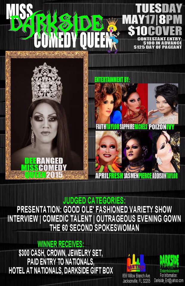 Ad | Miss Darkside Comedy Queen | Metro (Jacksonville, Florida) | 5/17/2016