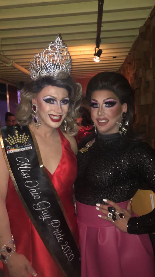 Britney Blaire and Courtney Kelly | Photo by Bryce McCaughey | Miss Ohio Gay Pride | Axis Nightclub (Columbus, Ohio) | 11/9 - 11/10/2019