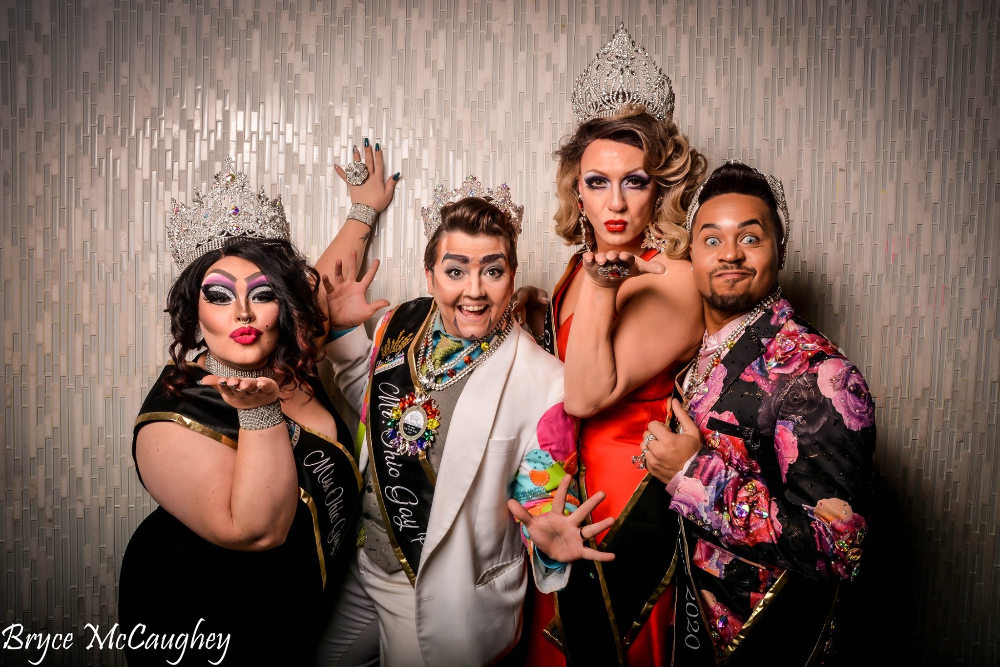 OGP Court: Sassy StoneHart, Stevie Phoenix, Britney Blaire and Monroe DeMoore | Photo by Bryce McCaughey | Miss Ohio Gay Pride | Axis Nightclub (Columbus, Ohio) | 11/9 - 11/10/2019