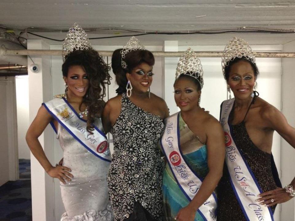 Nadia Nyce, Alana Reign, Leah Halston and Misty Knight | Miss Gay Dayton USofA | Masque (Dayton, Ohio) | 10/21/2012