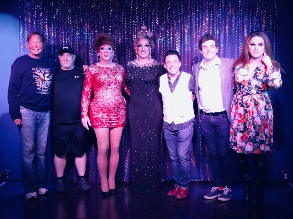 Former Miss Gay Ohio America's in attendance (left to right): Sonya Ross, Tiffanie Taylor, Hellin Bedd, Valerie Taylor, Mary Nolan, Amanda Sue Punchfuk and Selena T. West | Miss Gay Capital City America | Boscoe's (Columbus, Ohio) | 4/21/2018