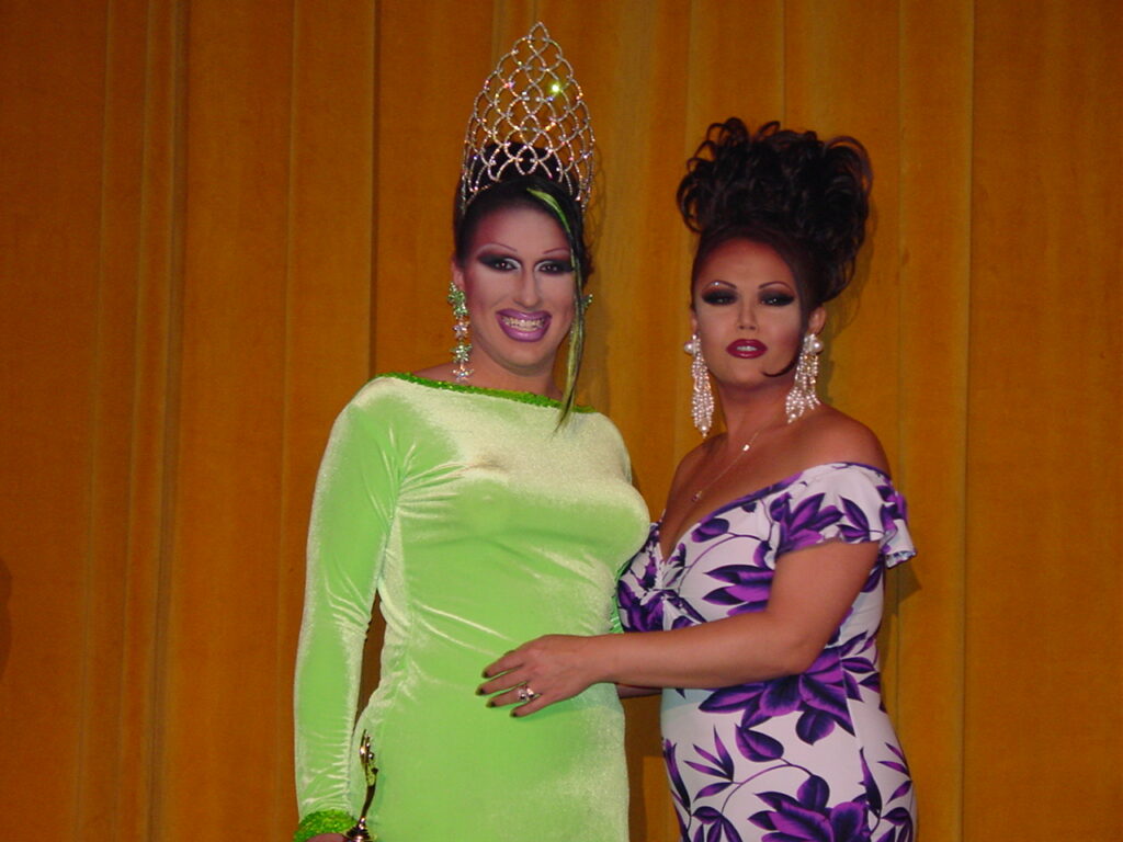 Sierra Seville and Maya Douglas | Miss Gay North USofA | Axis Nightclub (Columbus, Ohio) | Circa 2004