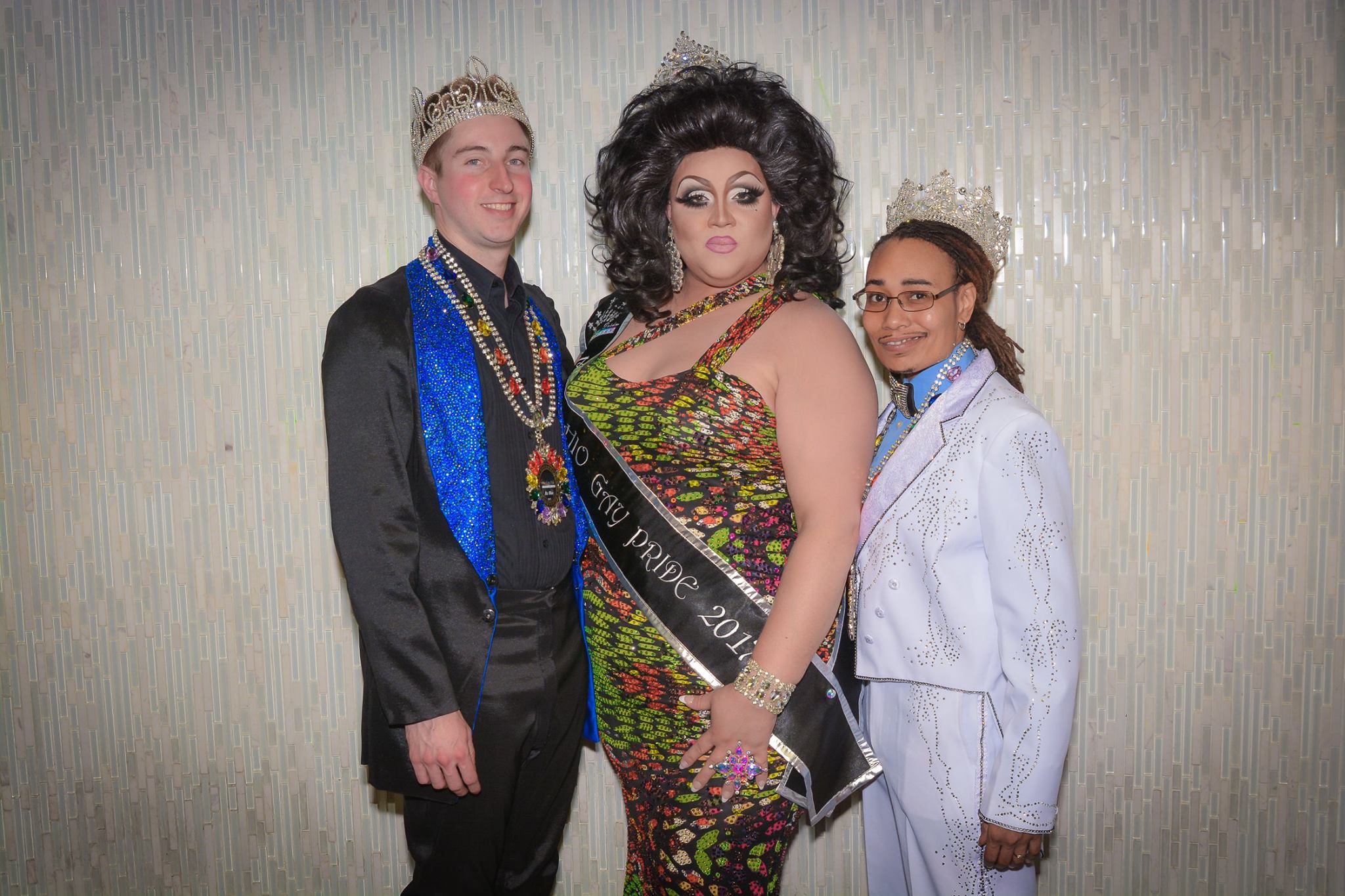Dane Decardeza, Reianna Ali and Devon Ayers - Photo by Bryce McCaughey | Miss Ohio Gay Pride | Axis Night Club (Columbus, Ohio) | 11/11-11/13/2016