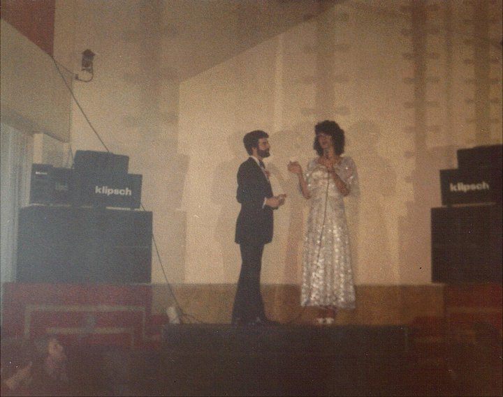 LaNora doing On Stage Question with Host Don Wagner. | Miss Gay Indiana America | The Hunt & Chase (Indianapolis, Indiana) | Circa 1980