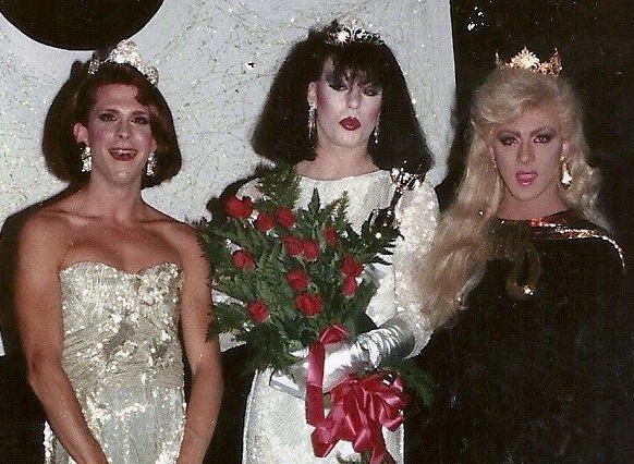 Jessica Houston, Diana Black and Tasha Kohl | Miss Gay Indiana America | Talbott Street (Indianapolis, Indiana) | Circa 1984 CROPPED