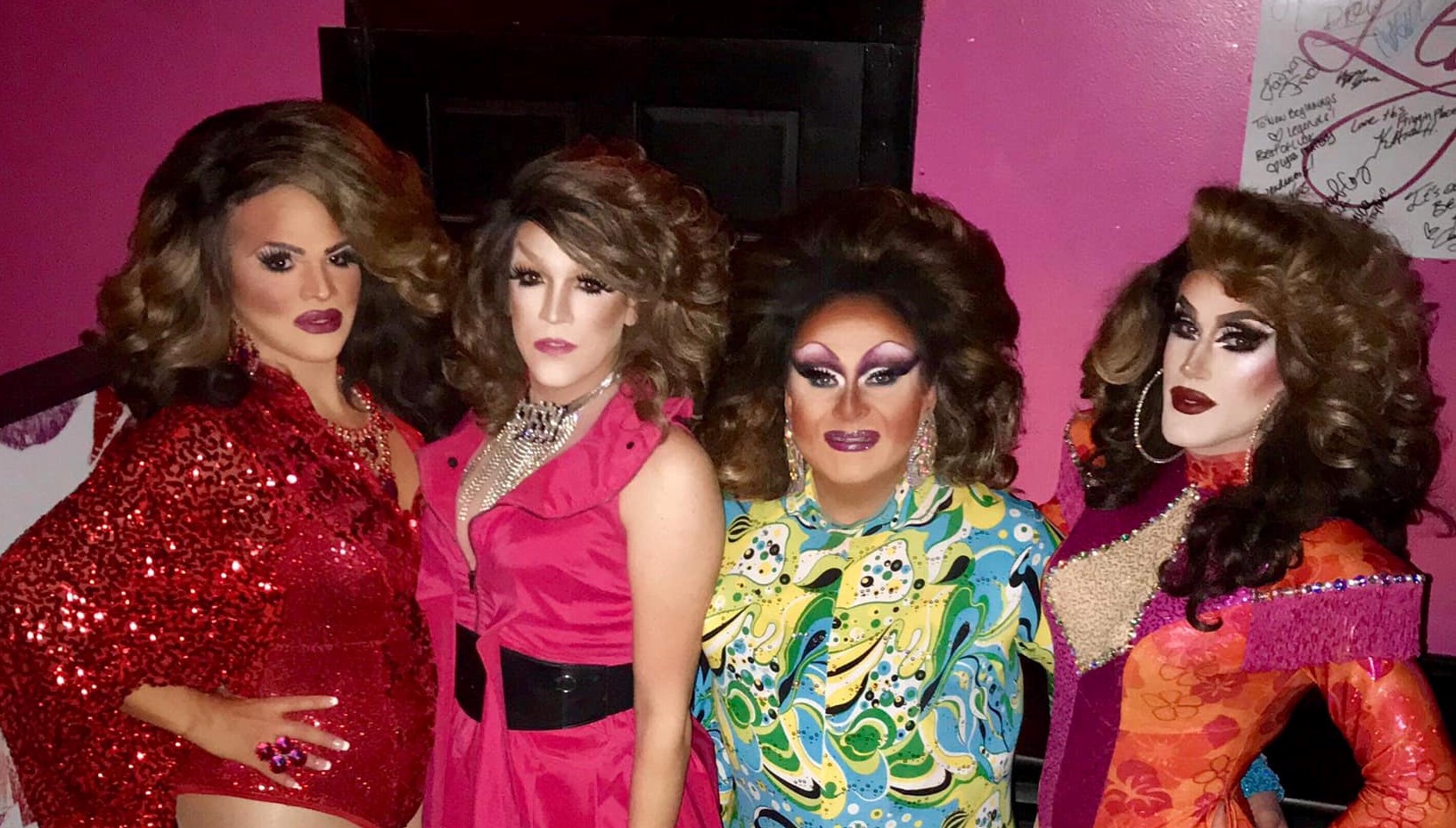 Ava Aurora Foxx, Brook Lockhart, Justyce Sinclaire and Soy Queen | Legends Showclub (Toledo, Ohio) | November 2018 CROPPED