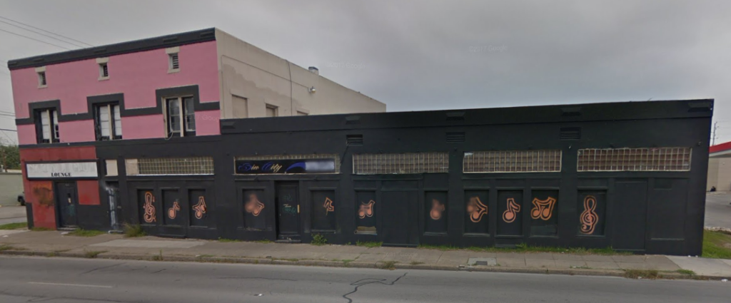 This building here at 820 San Pedro Avenue in San Antonio, Texas was once the home to The Wild Club. This is as it appeared in a March 2016 Google Street View capture.