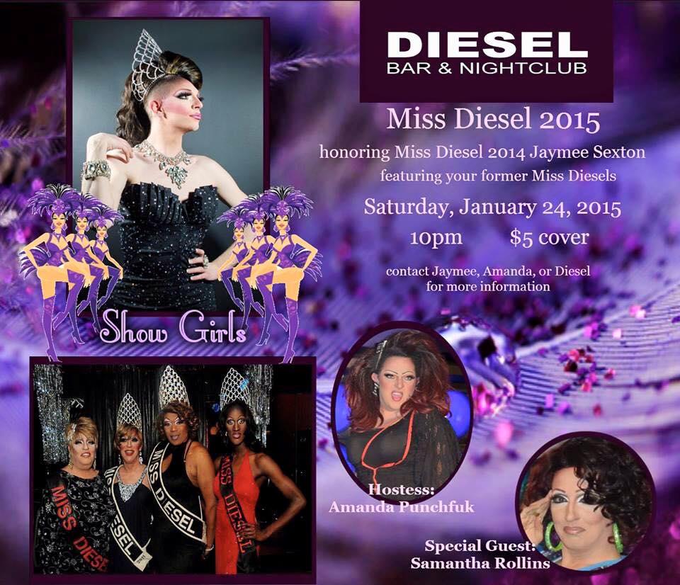 Ad |  Miss Diesel | Diesel Bar & Nightclub (Springfield, Ohio) | 1/24/2015
