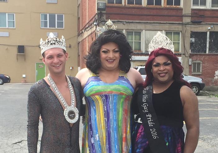 Brock Bradly, Amanda Sue Punchfuk and Daray Lorez | Dayton Pride (Dayton, Ohio) | June 2016 cropped
