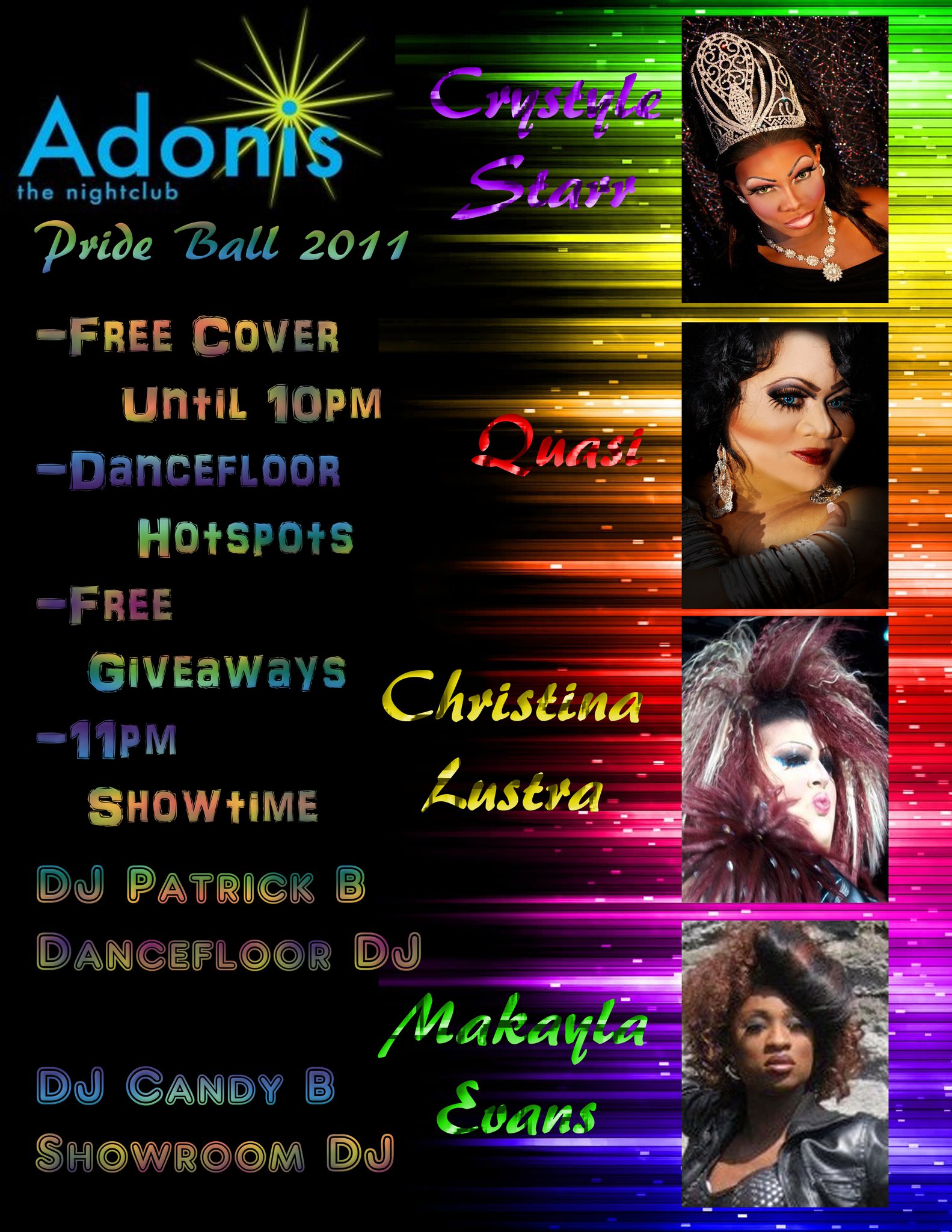 Ad | Adonis the Nightclub (Cincinnati, Ohio) | 7/9/2011