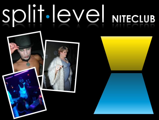 Image from the front page of Split Level Niteclub's website captured on February 9th of 2010.