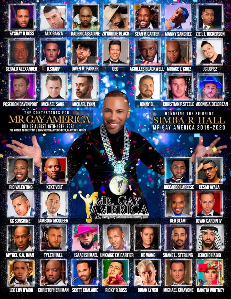 Ad | Mr. Gay America | The Mosaic on the Strip (Las Vegas, Nevada) | 8/16-8/18/2021
