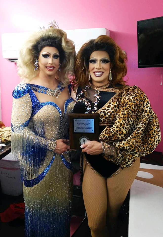 Courtney Kelly and Valerie Taylor at Miss Gay Ohio America Review Show | Boscoe's (Columbus, Ohio) | 8/14/2021