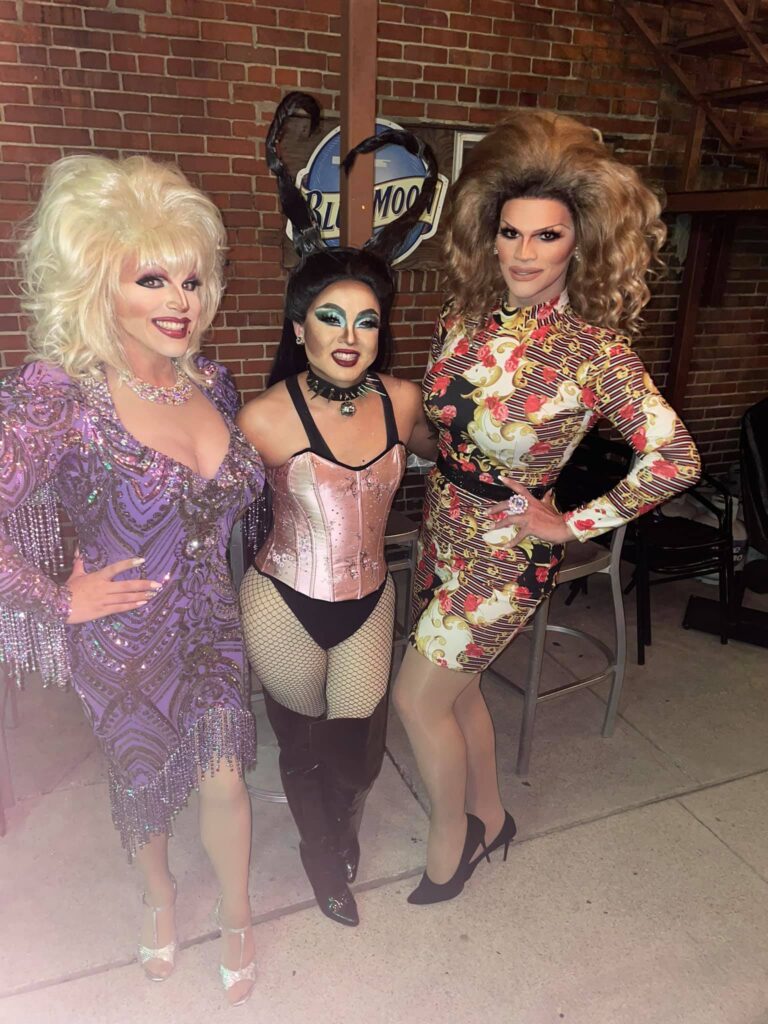 Valerie Valentino, Maja Jera and Ava Aurora Foxx at A.W.O.L. (Columbus, Ohio) | August 2021