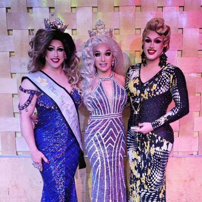Courtney Kelly, Pattaya Hart and Soy Queen at Miss Gay Great Lakes America | Axis Nightclub (Columbus, Ohio) | 8/21/2021