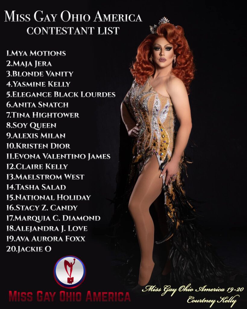 Contestant List for Miss Gay Ohio America | Axis Nightclub (Columbus, Ohio) | 8/13-8/15/2021