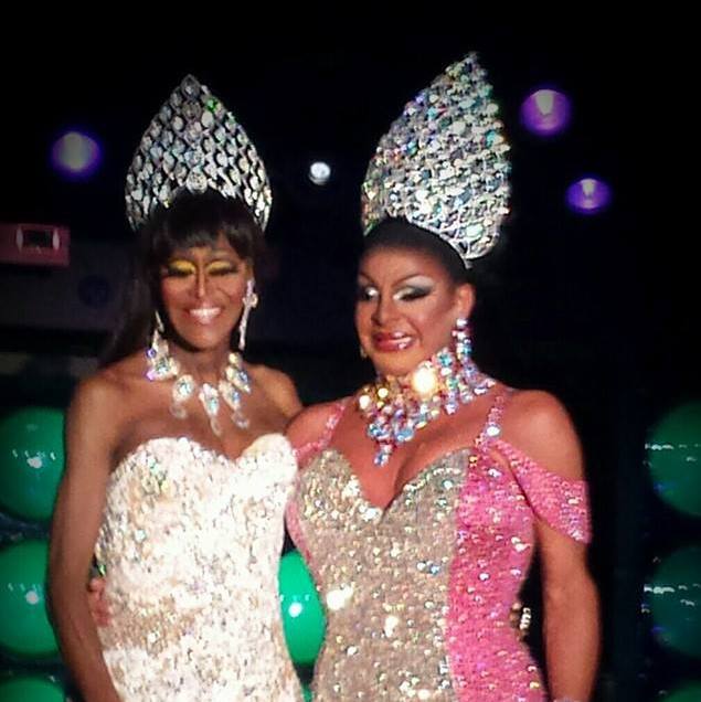 Misty Knight and Maria Garrison at Miss Masque | Masque (Dayton, Ohio) | 4/3-4/5/2014