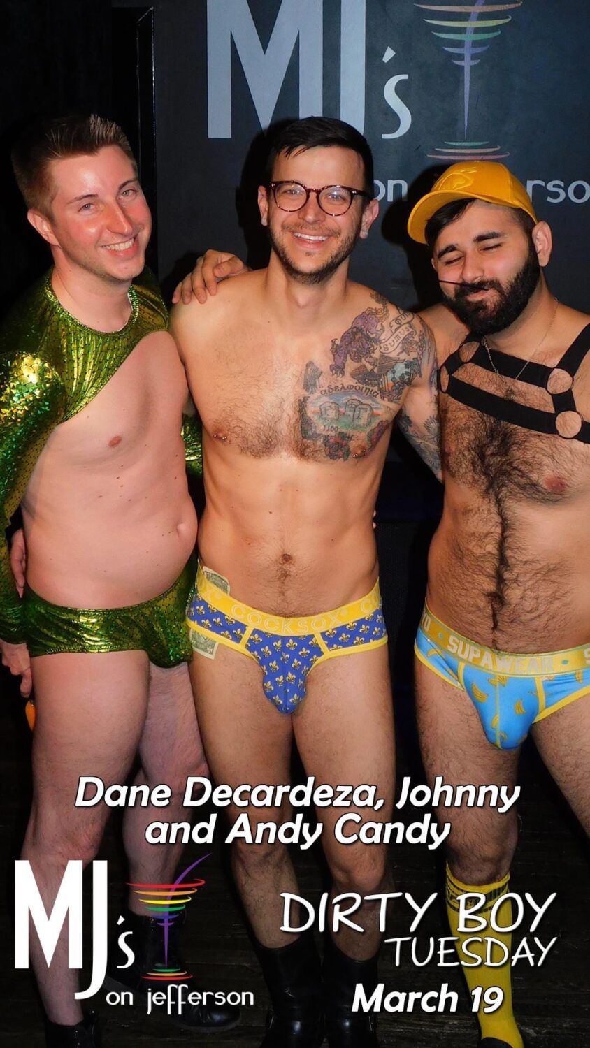 Dane Decardeza, Johnny Dangerously and Andy Candy at MJ’s on Jefferson (Dayton, Ohio) | March 2019