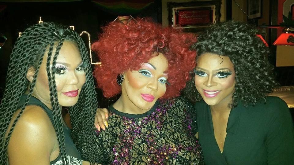 Bianca Debonair, Tracie Lords and Zhané Dawlingz at Southbend Tavern (Columbus, Ohio) | March 2016