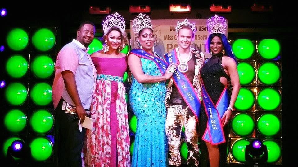 Lawrence Barr, Amaya Sexton, Tanisha Cassadine, Taylor Ashton and Zhané Dawlingz | Mr. Gay Ohio USofA and Miss Gay Ohio USofA at Large Pageant | Masque (Dayton, Ohio) | 7/18/2015
