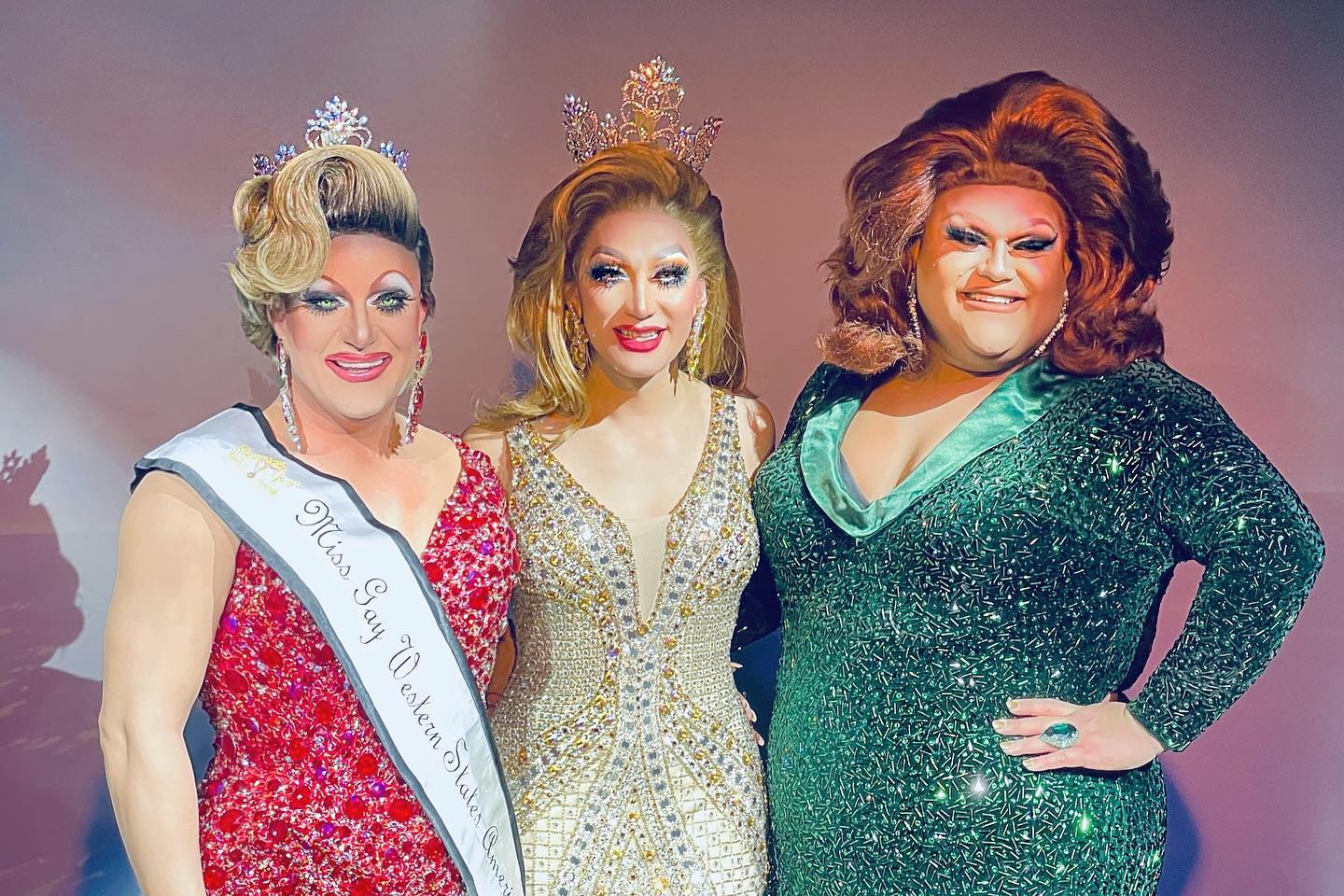 Tatiyanna Voche’, Pattaya Hart and Espressa Grande at Miss Gay Western States America | Kobalt (Phoenix, Arizona) | 5/29/2021