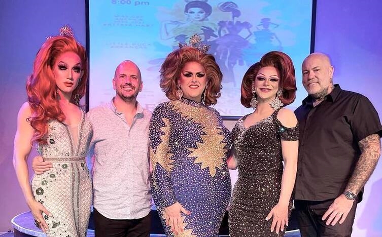 Pattaya Hart, Rob Mansman, Dextaci, Aria Russo and Michael Dutzer at Miss Gay Diamond America | Triniti Nightclub (Little Rock, Arkansas) | 6/25/2021 CROPPED