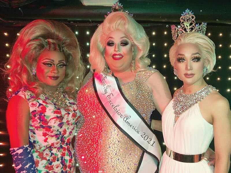 Detoxx Bústi-ae, Fancy Rae and Pattaya Hart at the Miss Gay Excelsior America Pageant | The Monster (New York, New York) | 11/16/2021