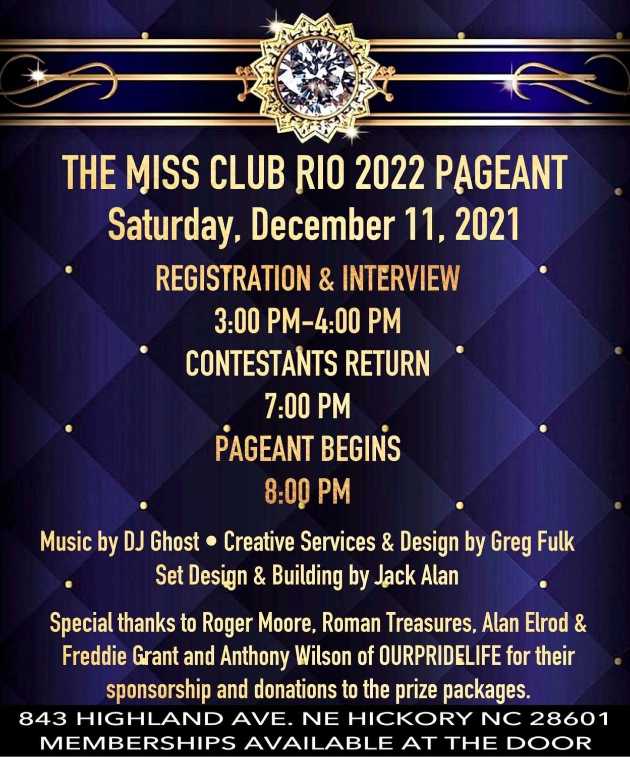 Ad | Miss Club Rio | Club Rio & On the Low (Hickory, North Carolina) | 12/11/2021
