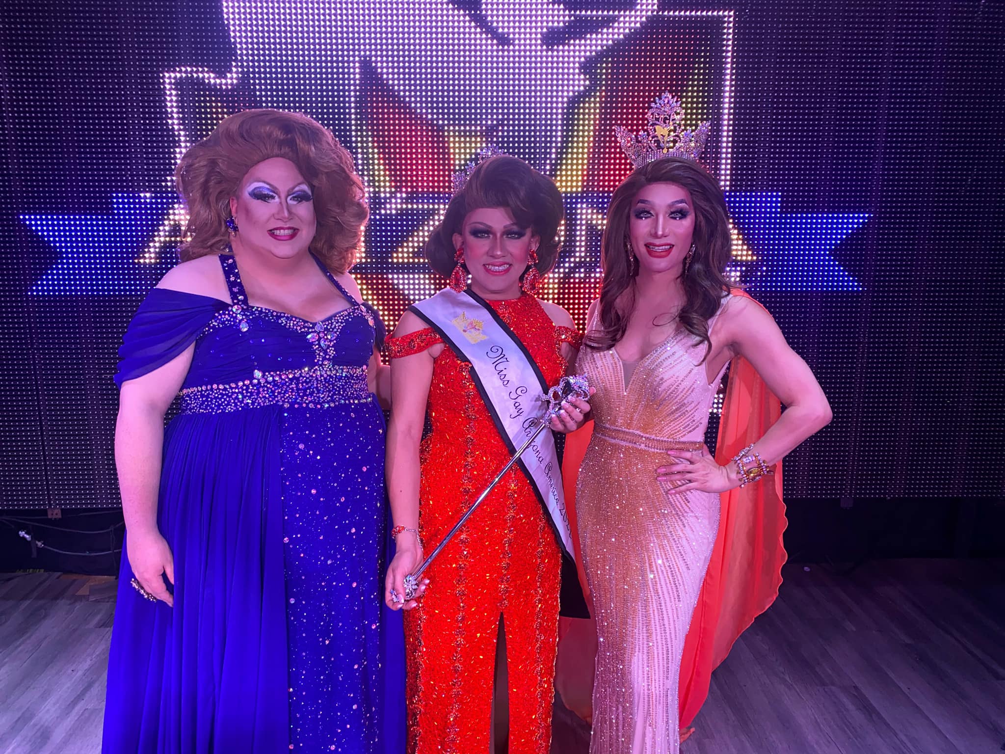 Patricia Mason, Sicarya Seville and Pattaya Hart at Miss Gay Arizona America | AURA (Tempe, Arizona) | 8/7/2021