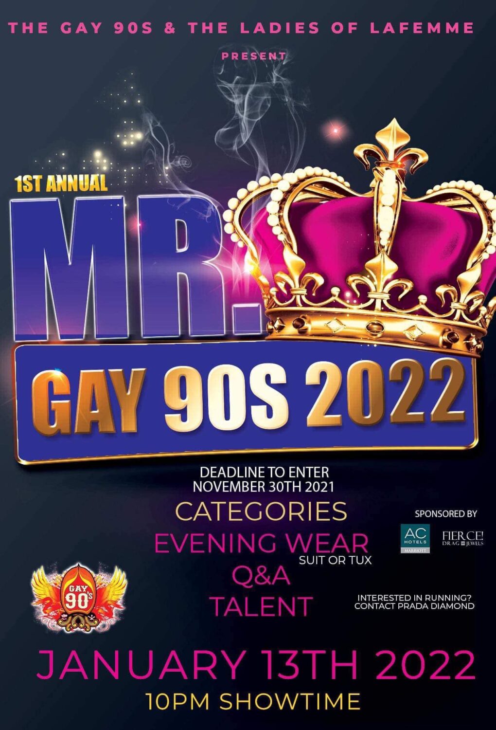 Ad | Mr. Gay 90's | Gay 90's (Minneapolis, Minnesota) | 1/13/2022