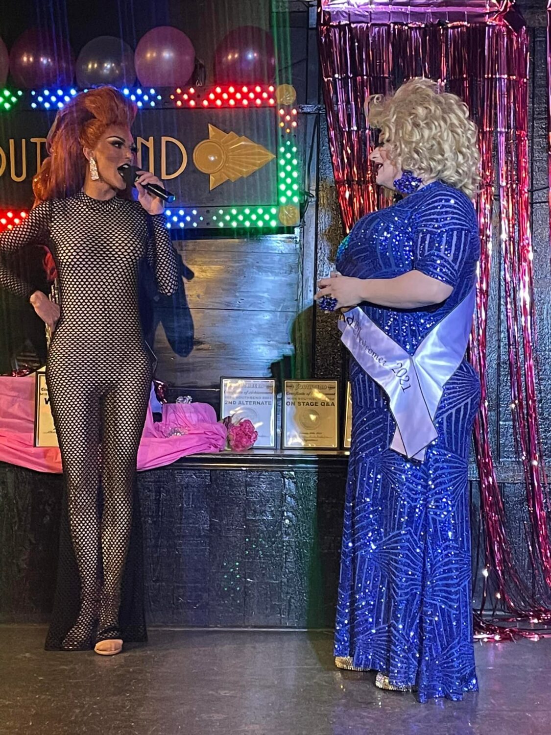 Jennifer Lynn Ali and Traci Von Trapp | Miss Southbend Pageant | Southbend Tavern (Columbus, Ohio) | 1/30/2022 [Photo by Vintage Blue]